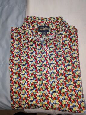 Daniel Cremieux Multicolor Polka Dot Button-Down Shirt